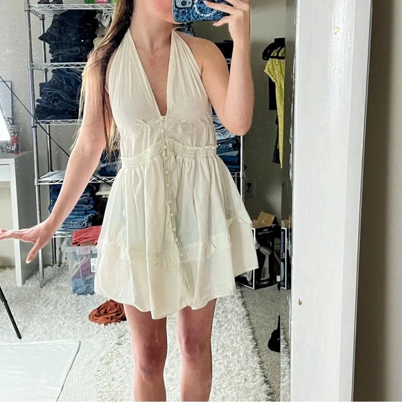 Free People Sail Away Halter Mini Dress - Picture 11 of 11